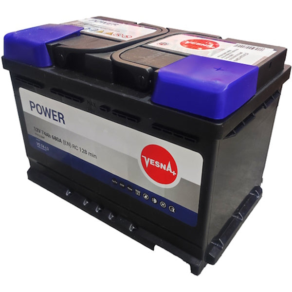 VESNA BATTERIA PER VEICOLI MOD. POWER VS74-L3 74AH 680A