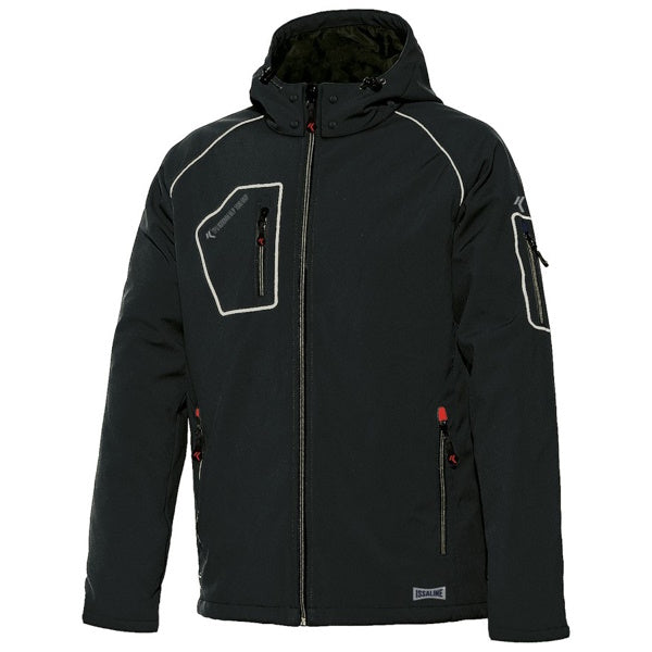 ISSA GIUBBINO PERFECT IN SOFTSHELL IMBOTTITO COLORE NERO