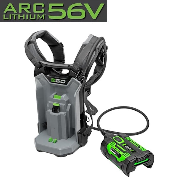 EGO ZAINO PORTABATTERIE BH1001 56V CON CONNETTORE/ADATTATORE PLUG-IN