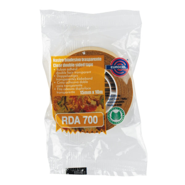 EUROCEL NASTRO BIADESIVO TRASPARENTE MM15X10MT ART.700 RDA