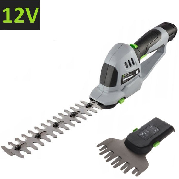 EGO FORBICE A BATTERIA CHT2001E 12V CON BATTERIA E CARICABATTERIE