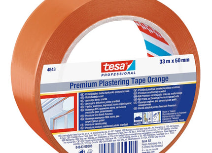 TESA NASTRO IN PVC PER MASCHERATURA DI INTONACI MM50X33MT ARANCIO