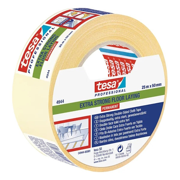 TESA NASTRO BIADESIVO PER PAVIMENTI EXTRA FORTE PERMANENTE MM50X25MT