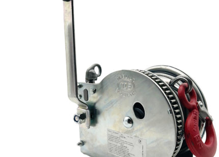 TRACTEL ARGANO MANUALE ART.7N1 PORTATA KG 720 CON FUNE DA MT20 E GANCIO