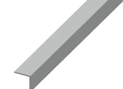 ALFER ANGOLARE LATI UGUALI ALLUMINIO ANODIZZATO EFFETTO INOX MT.2,5