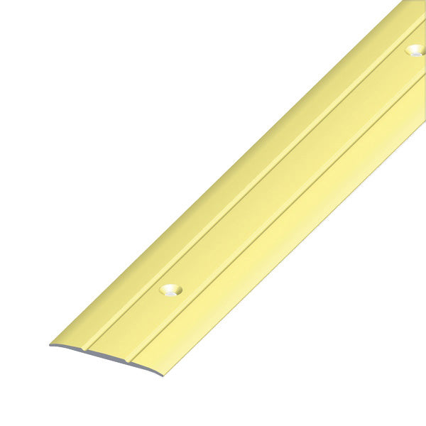 ALFER PROFILO DI RACCORDO ALLUMINIO ANODIZZATO OTTONE MM37X2,5 MT2