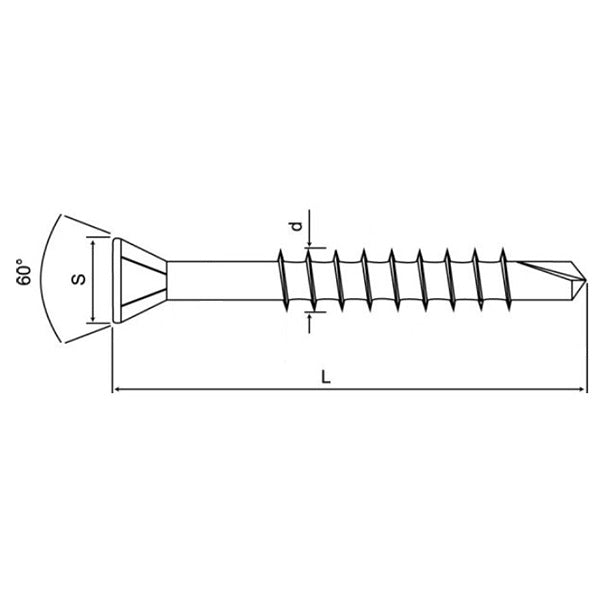FRIULSIDER VITE AUTOPERFORANTE VTR TX BRONZATA