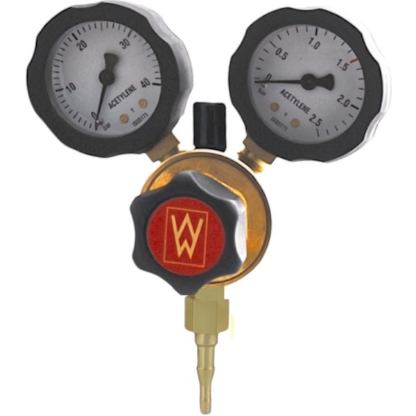 MUJELLI RIDUTTORE DI PRESSIONE ACETILENE CON ATTACCO POSTERIORE