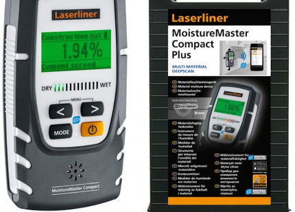LASERLINER IGROMETRO MISURATORE DI UMIDITA' MOISTURE MASTER COMPACT PLUS