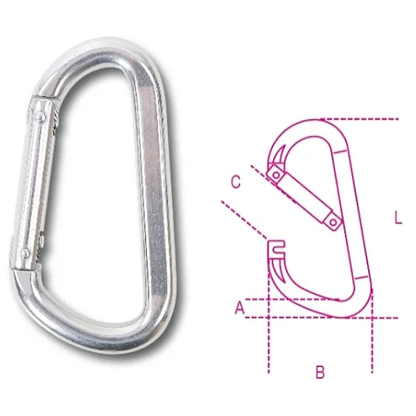 ROBUR INOX AISI 316 MOSCHETTONI TRAPEZOIDALI MM8X80 WFL KG75 ART.8278