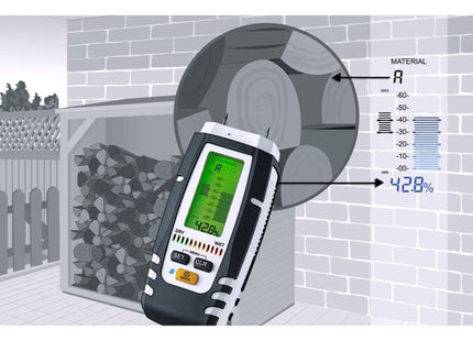 LASERLINER IGROMETRO MISURATORE DI UMIDITA' DAMPMASTER COMPACT PLUS