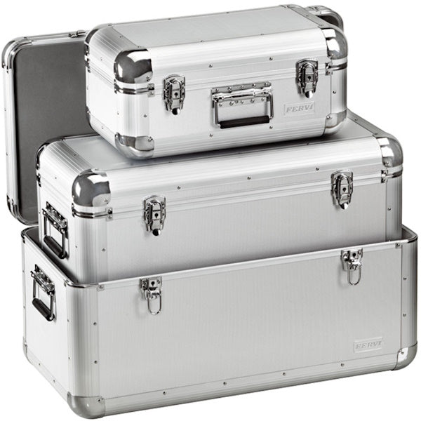 FERVI BAULI IN ALLUMINIO SET DA PZ3