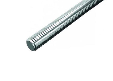 BARRA FILETTATA FERRO CLASSE 8.8 ZINCATA BIANCA M12X1,75X1000 DIN 976-1