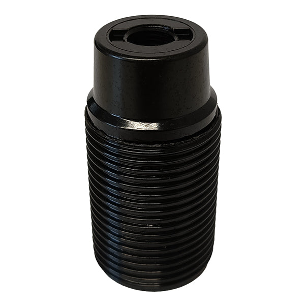 FAEG PORTALAMPADE IN TERMOINDURENTE CAMICIA FILETTATA E14 NERO PZ2