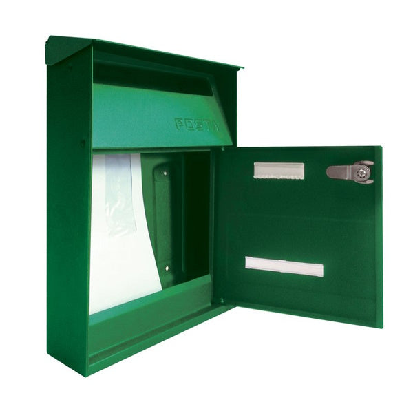 ALUBOX CASSETTA POSTALE MOD. EFFE COLORE VERDE