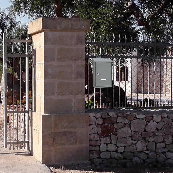 ALUBOX CASSETTA POSTALE MOD. PRIMA COLORE ARGENTO