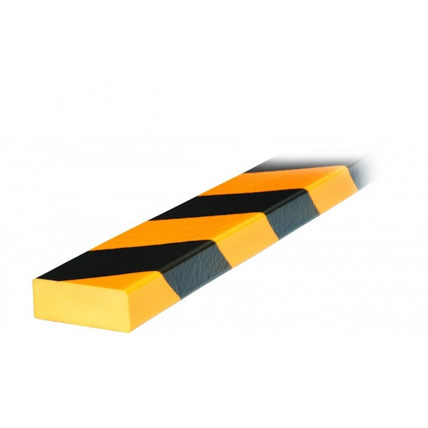 AMPERE PROFILO TIPO "D" PIANO MM50X20 MT1 GIALLO/NERO