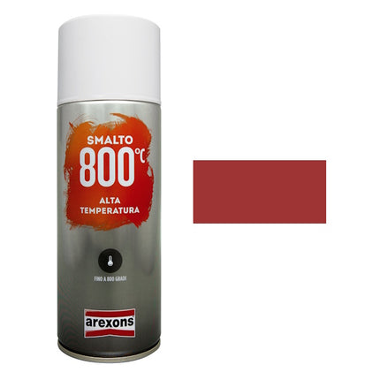 AREXONS SMALTO ACRILICO ALTA TEMPERATURA 800° ROSSO SPRAY ML400