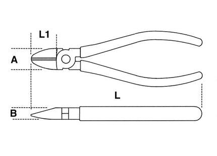 BETA  1082MQ TRONCHESE A TAGLIENTI DIAGONALI ISOLATA 1000V