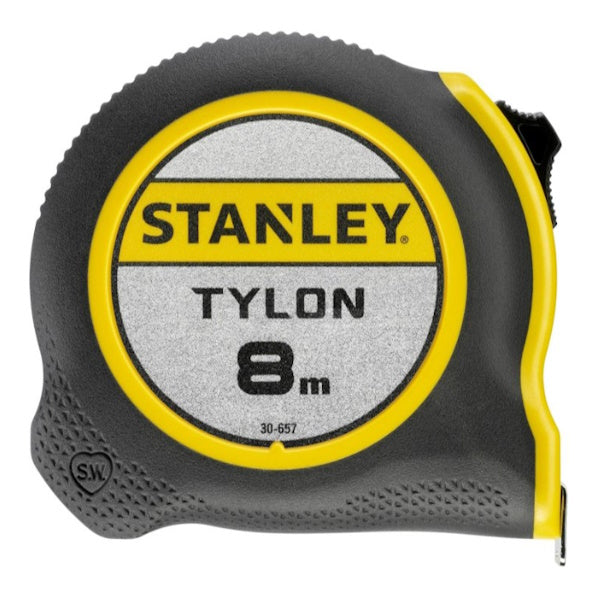 STANLEY FLESSOMETRO TYLON CASSA IN ABS ANTIURTO MT 8 NASTRO MM25