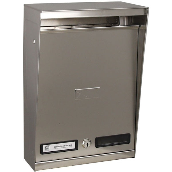 SILMEC CASSETTA POSTALE MOD. S014 PER RECINZIONI IN ACCIAIO INOX
