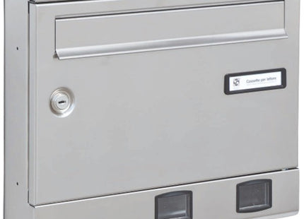 SILMEC CASSETTA POSTALE MOD. S/2001ER IN ACCIAIO INOX
