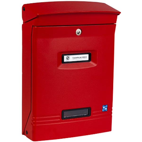 SILMEC CASSETTA POSTALE MOD. GIOIOSA COLORE ROSSO RAL 3002