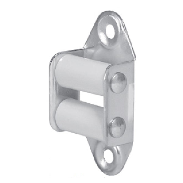 BOLIS GUIDACINGHIA VERTICALE CON RULLI IN NYLON BIANCO PER TAPPARELLE