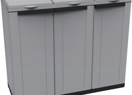 TERRY CONTENITORE RACCOLTA DIFFERENZIATA ECOLINE 3 GRIGIO 3X110 LT.