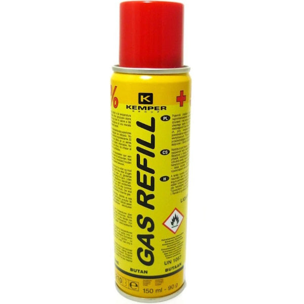 KEMPER CARTUCCIA DI GAS BUTANO REFILL DA ML150 PER RICARICA ACCENDINI