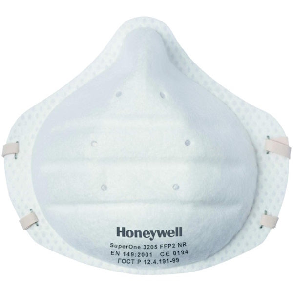 HONEYWELL RESPIRATORE MONOUSO FFP2 MOD. SUPERONE 3205 CONF.PZ30