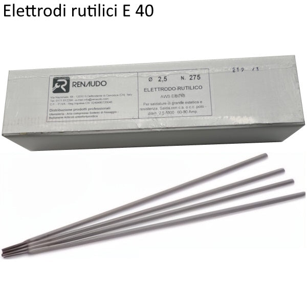 SIDERARCO ELETTRODI RUTILICI E40 IN SCATOLA