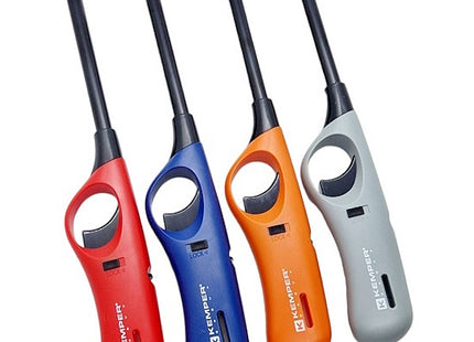 KEMPER ACCENDIGAS CON ACCENSIONE PIEZO RICARICABILE COLORI MISTI