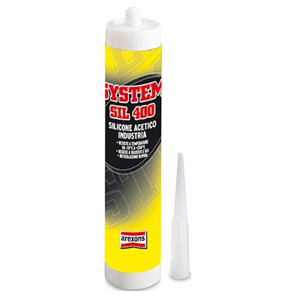 AREXONS SYSTEM SILICONE INDUSTRIA NERO SIL400 ML310