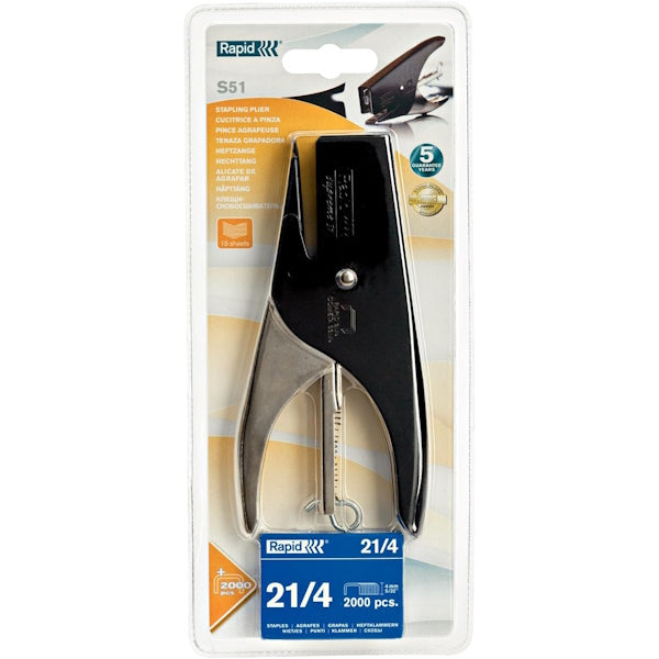 RAPID CUCITRICE UFFICIO SUPREME S51 PER PUNTI N21/4