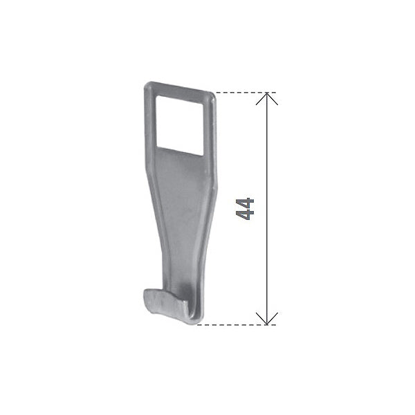 BOLIS GANCIO FISSO ZINCATO PER TAPPARELLE IN PLASTICA CONF.PZ10