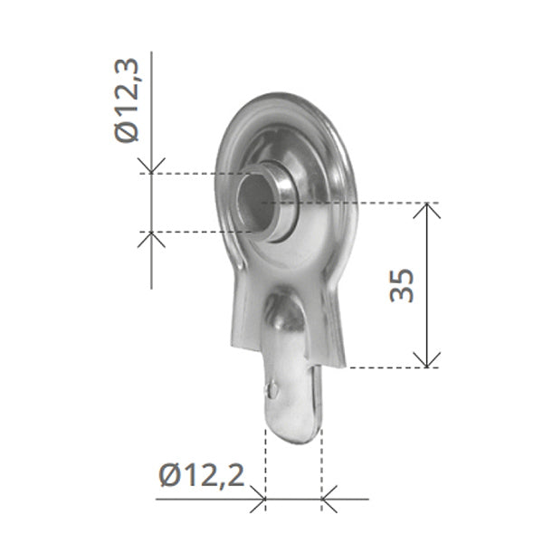 BOLIS CUSCINETTO A SFERA PER RULLO TAPPARELLE