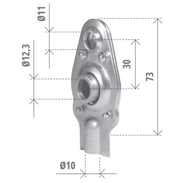 BOLIS CUSCINETTO A SFERA FEMMINA PER RULLO TAPPARELLE