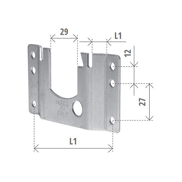 BOLIS SUPPORTO A LEGNO PER RULLO TAPPARELLE