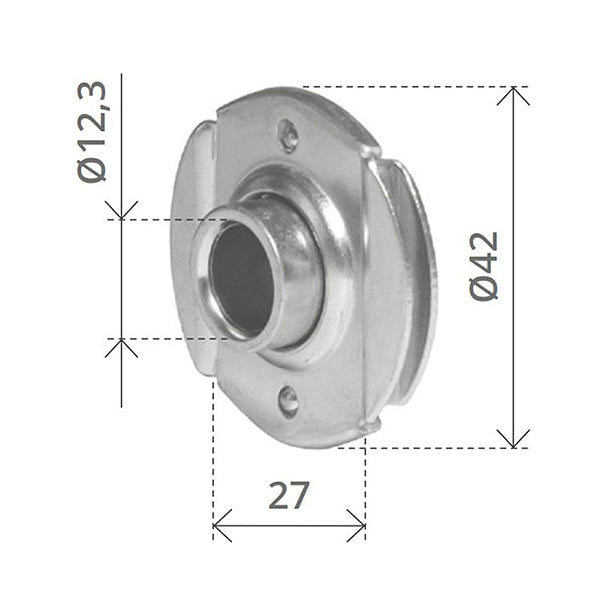 BOLIS CUSCINETTO TONDO PER SUPPORTO A LEGNO TAPPARELLE