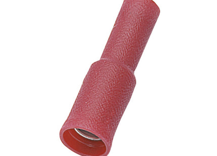 ELEMATIC TERMINALE INNESTO CILINDRICO FEMMINA MMQ.0,25-1,5/4 ROSSO PZ100