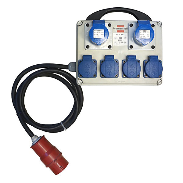 BRENNENSTUHL DISTRIBUTORE DI CORRENTE COMPATTO MOD. BKV 2/4 T IP44*