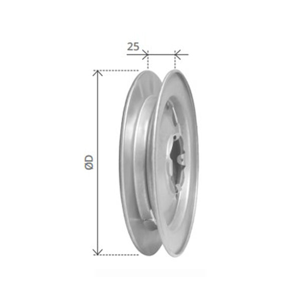 BOLIS PULEGGIA PER RULLO TAPPARELLE IN LEGNO