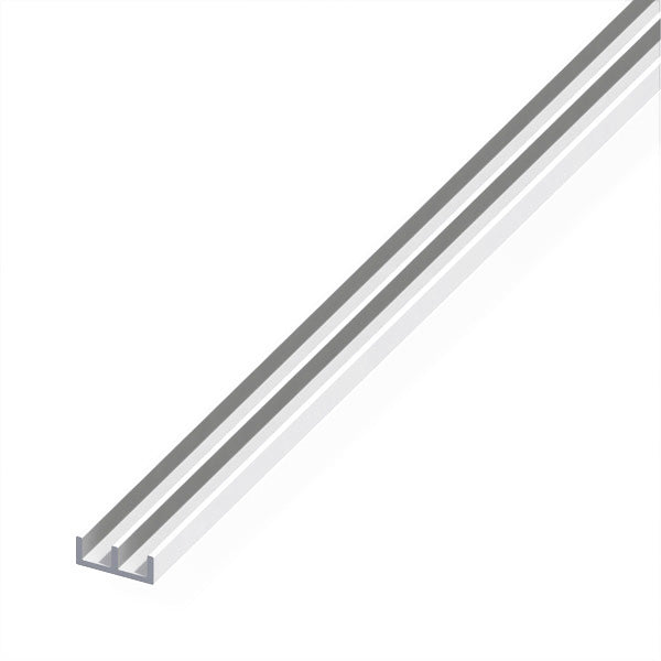 ALFER PROFILO GUIDA PVC BIANCO MM 6X6X1 MT1