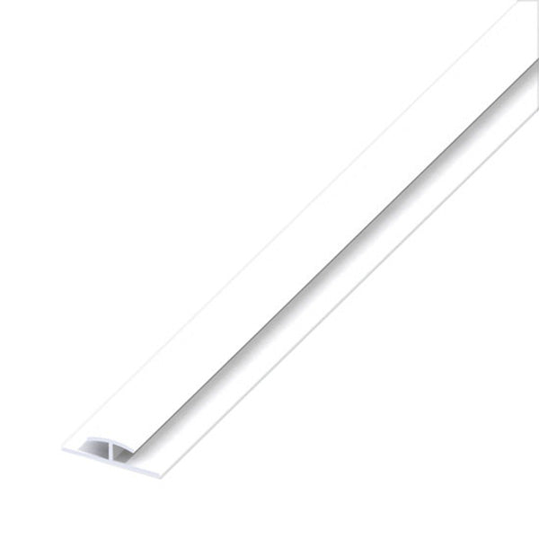 ALFER PROFILO PER BORDI 2 LATI PVC BIANCO MM 4x25x1 MT1