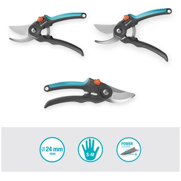 GARDENA 12242 FORBICI DA GIARDINO PREMIUMCUT FLEX S-M