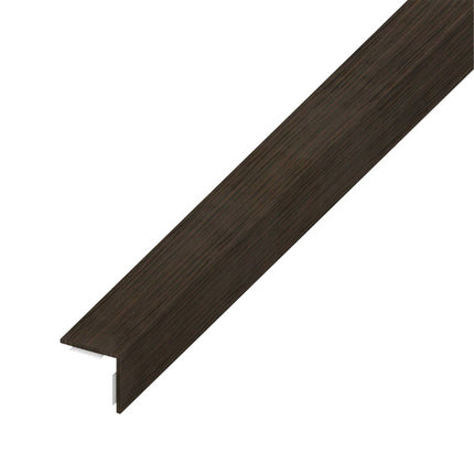 ALFER ANGOLARE LATI UGUALI ADESIVO PVC WENGE' MM30X30X1,1 MT1