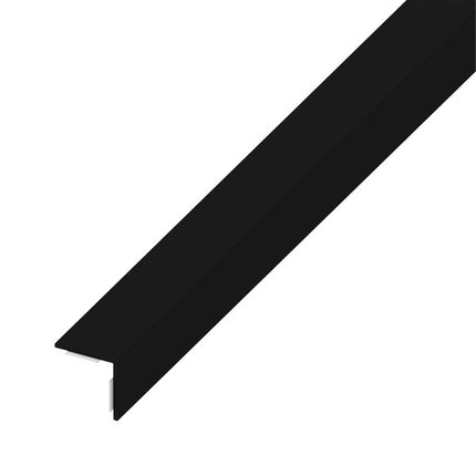 ALFER ANGOLARE LATI UGUALI ADESIVO PVC NERO MM20X20X1 MT1