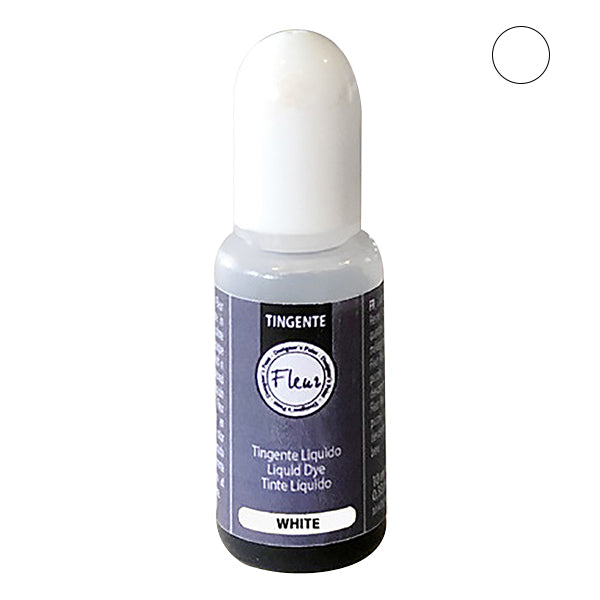 FLEUR TINGENTE LIQUIDO PER RESINE WHITE ML 10