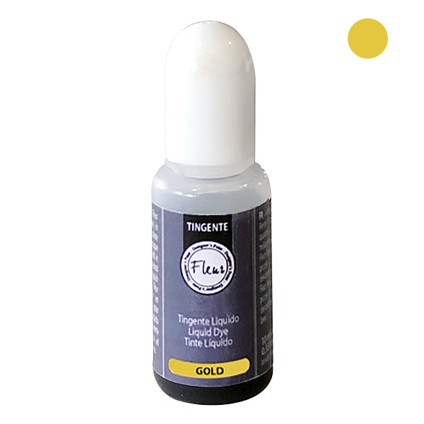 FLEUR TINGENTE LIQUIDO PER RESINE GOLD ML 10